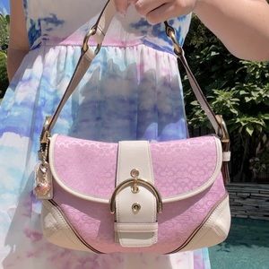 RARE Coach Y2K Signature Sufflette Bag